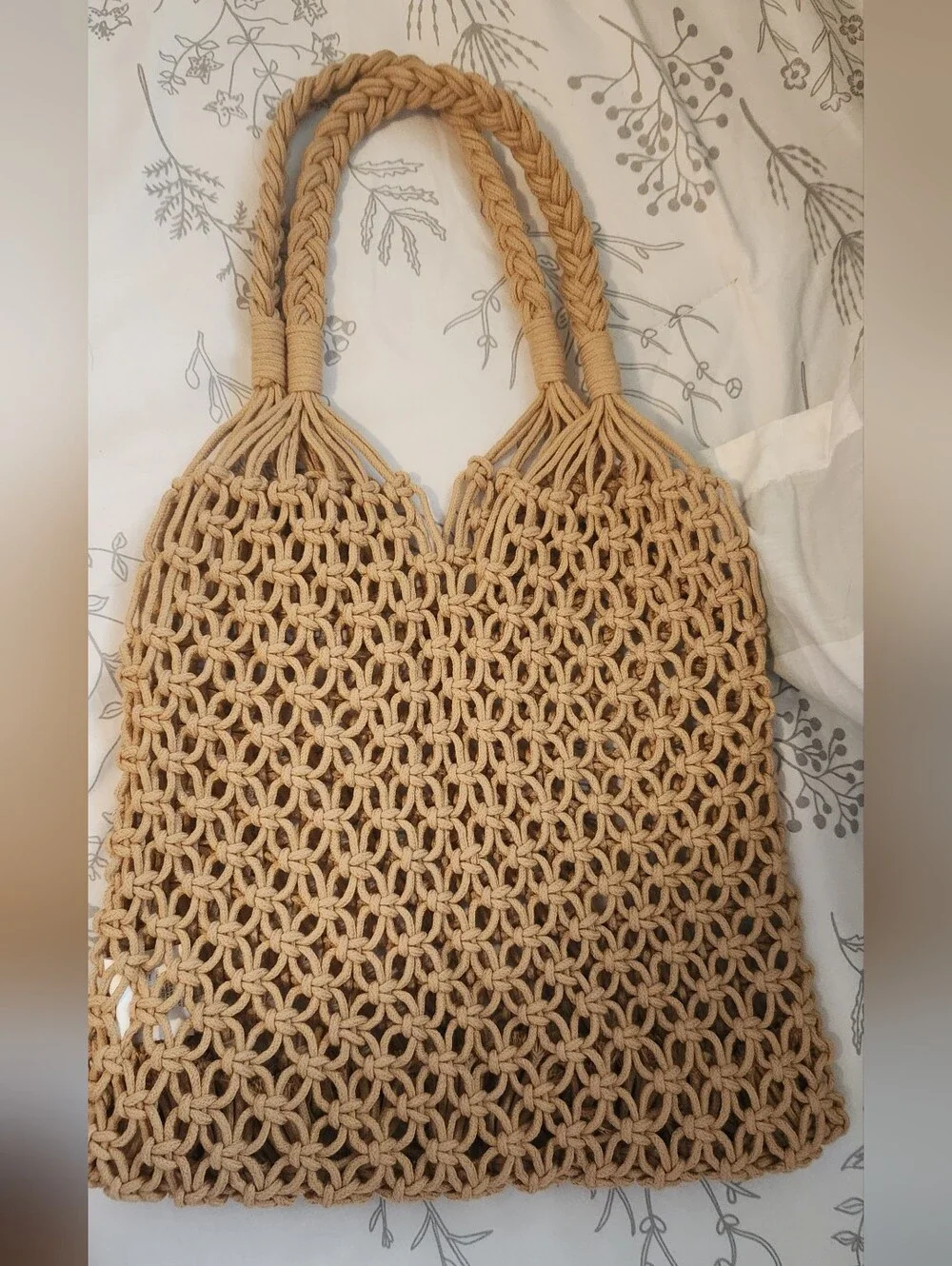 Woven Boho Tote Bag - Picture 6 of 11
